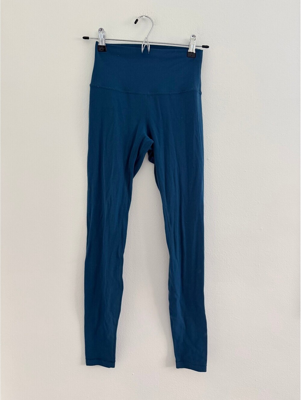 Lululemon Align High Rise Leggings Blue Full Length Yoga Pants Women's Size M